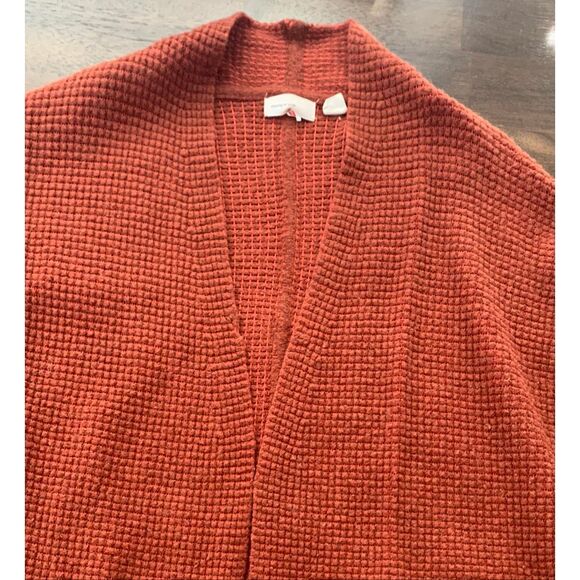 Sleeping On Snow ANTHROPOLOGIE Julienne Wool Alpaca Cocoon Open Cardigan SWEATE - Picture 4 of 7